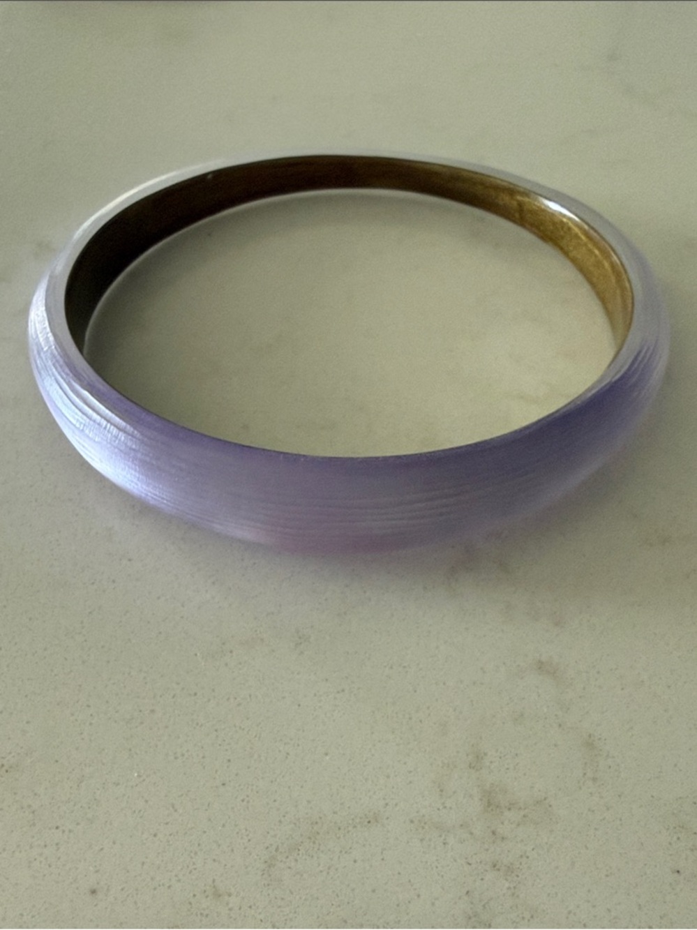 Alexis Bittar Lavender Lucite Bangle Bracelet